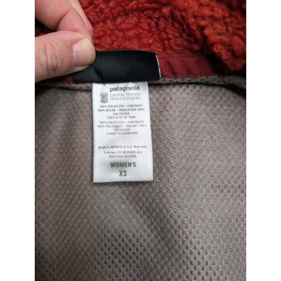 Patagonia Women's Classic Retro-X Vest Fleece Brick Red Size XS - Picture 7 of 10
